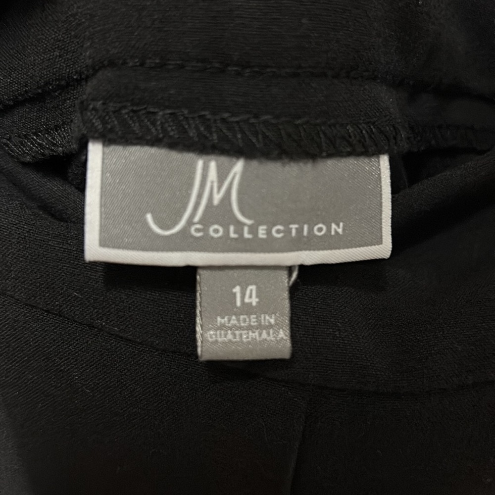 JM Collection Pants - Black - Size 14 - Picture 5 of 6
